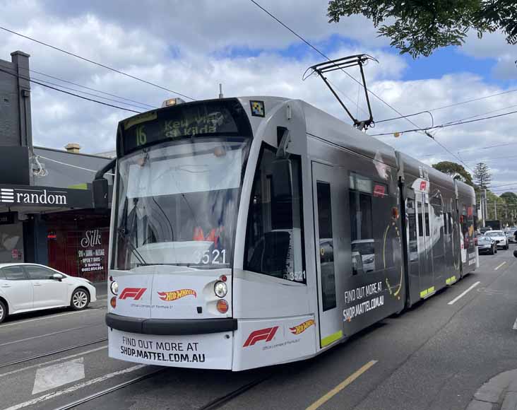Yarra Trams Siemens Combino 3521 Hot Wheels